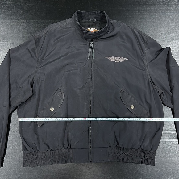 Harley-Davidson Vintage Zip Nylon Windbreaker Jacket - 3XL - Picture 9 of 9